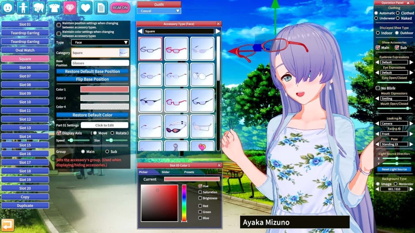 恋活2 Sunshine 操作界面 演示图 4